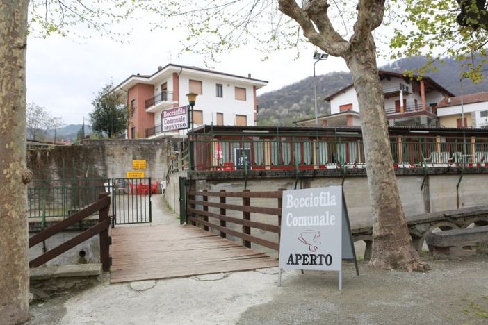 I locali della bocciofila di Sanfront