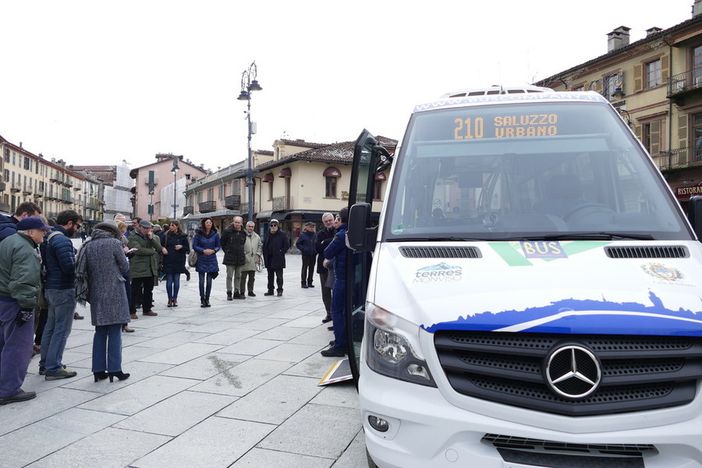 Il bus urbano di Saluzzo Il bus urbano di Saluzzo
