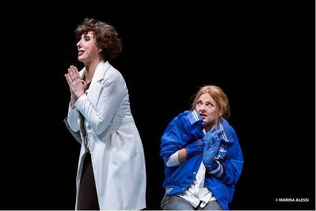 Marina Massironi e Alessandra Faiella incontrano gli aspiranti attori di Mondovì