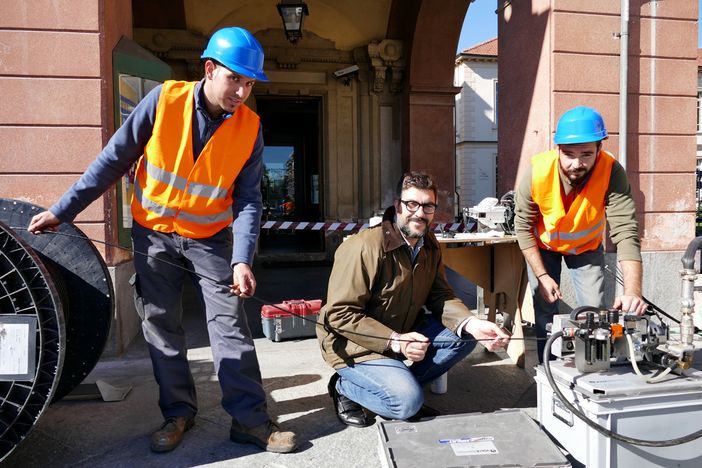 Saluzzo è il primo comune della provincia a portare dentro le case la "vera" fibra ottica