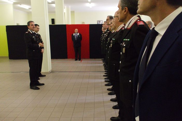 Il generale Di Stasio durante la sua recente visita al Comando provinciale Carabinieri di Cuneo Il generale Di Stasio durante la sua recente visita al Comando provinciale Carabinieri di Cuneo