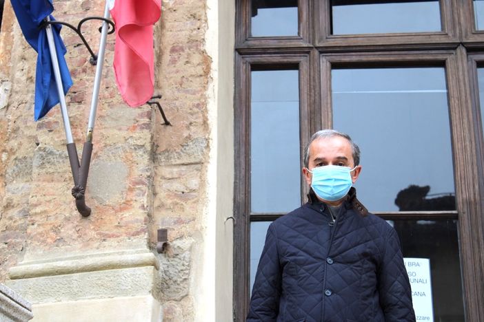 Il sindaco di Bra Gianni Fogliato