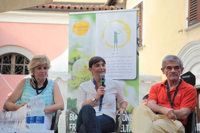 L'assessore regionale Antonella Parigi con Debora Serracchiani, presidente del Friuli Venezia Giulia e Sergio Chiamparino presidente del Piemonte