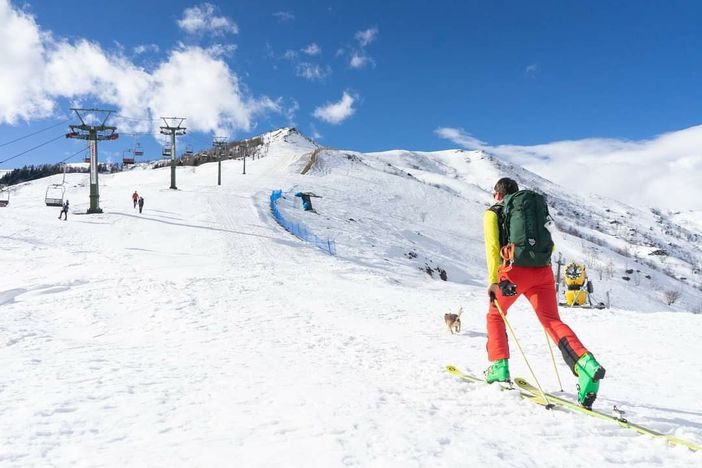 Le piste della stazione di Pian Munè di Paesana