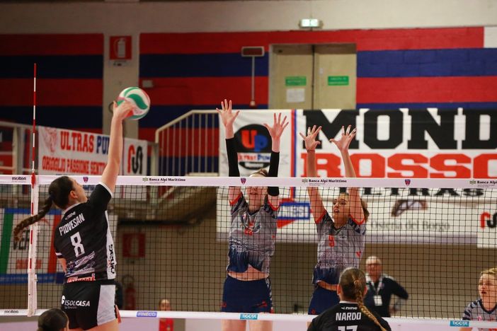 Un attacco del San Giovanni in Marignano (foto Cristiano Silvestri) Un attacco del San Giovanni in Marignano (foto Cristiano Silvestri)