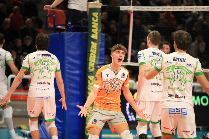 Matteo Staforini, Mvp della partita vinta da Cuneo con Santa Croce