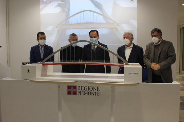 Presentato in Regione il nuovo ponte di Garessio firmato "Giugiaro" (VIDEO) Presentato in Regione il nuovo ponte di Garessio firmato "Giugiaro" (VIDEO)