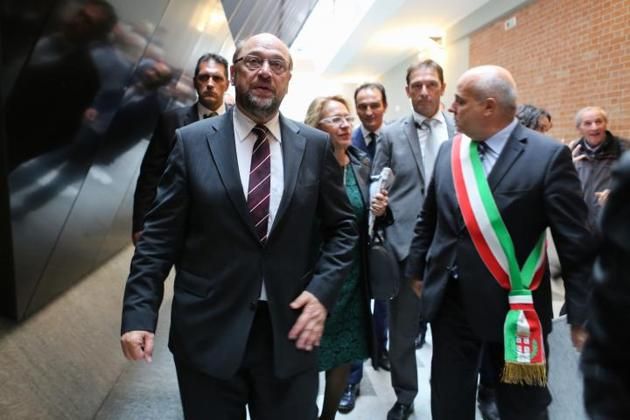 La visita del presidente del Parlamento Europeo Martin Schulz nelle Langhe