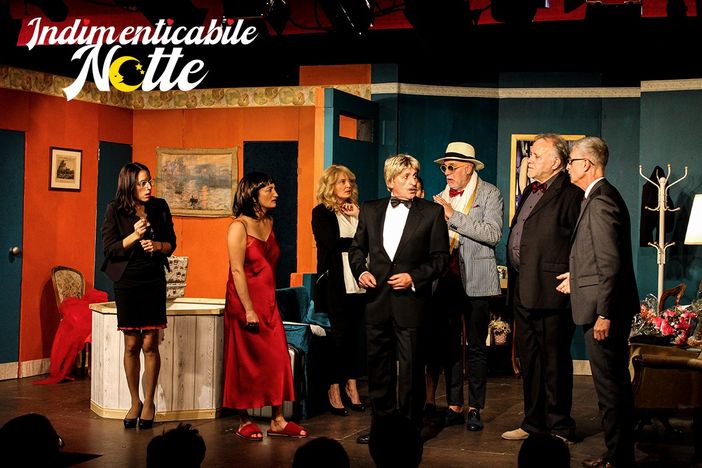 Il cast de L'indimenticabile notte diretta da Ugo Rizzato al Teatro del Marchesato di Saluzzo Il cast de L'indimenticabile notte diretta da Ugo Rizzato al Teatro del Marchesato di Saluzzo