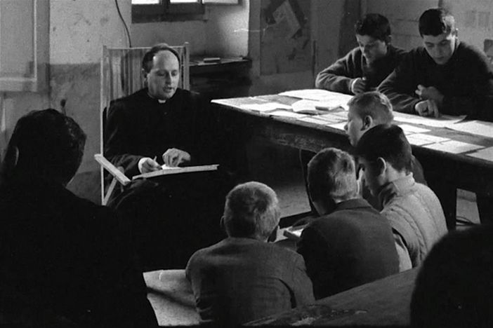 La scuola di don Milani a Barbiana- Foto storica di repertorio