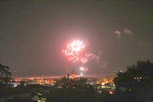 Fuochi d'artificio a Saluzzo, martedì 5 settembre