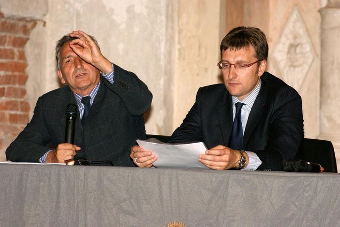 Il sindaco Soave con il presidente ATC di Cuneo Buttieri