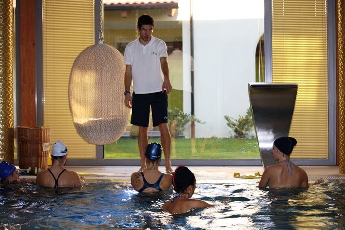 Alcuni momenti della preparazione dei due team di Saluzzo al Resort Monviso di Sanfront