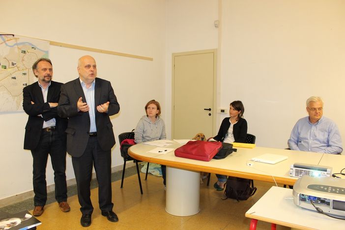 Alba: il Sindaco Maurizio Marello e l'Assessore al Canile municipale Massimo Scavino all’ultimo appuntamento  de “Il Patentino”