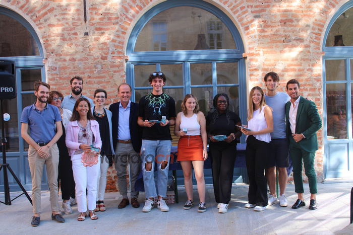 La premiazione del progetto "Ricy mask" La premiazione del progetto "Ricy mask"