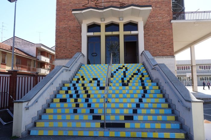 L'opera di Giovanni Botta presentata alla “Mostra per la pace in Ucraina” del Caffè Letterario di Bra nella primavera del 2022