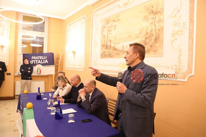 Paolo Bongioanni ufficializza la sua discesa in campo con Fratelli D'Italia: &quot;Il mio impegno con Cuneo nel cuore&quot; (FOTO E VIDEO)