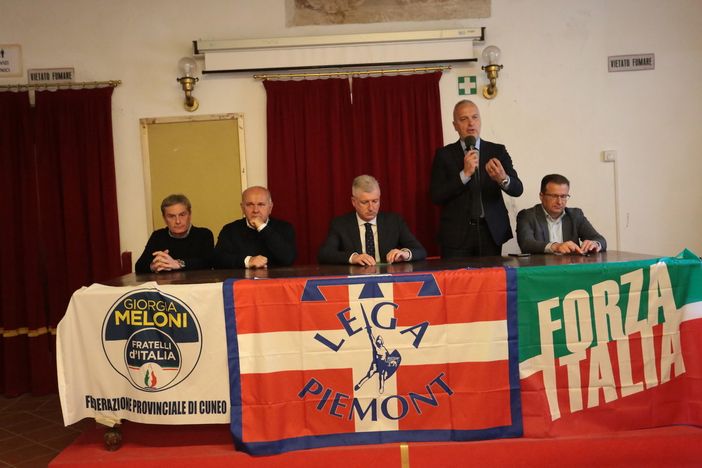 Rappresentanti cuneesi dei tre partiti di centrodestra