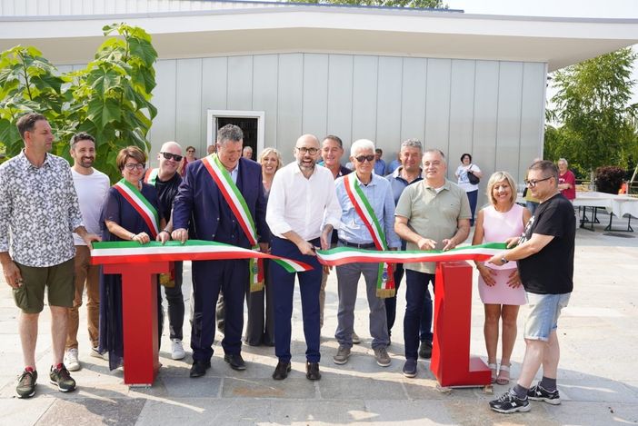 Il taglio del nastro per la Festa dell'Acqua