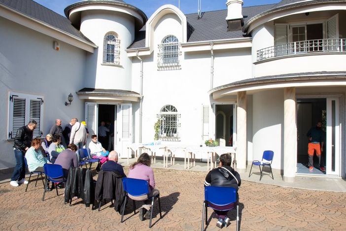 La "Casa Azzurra" sede dell'associazione Diapsi (Difesa ammalati psichici)