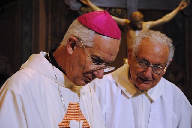 Monsignor Guerrini e don Luciano Remigio