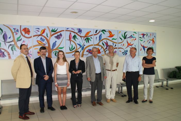 Mondovì, dal Liceo artistico di Cuneo un dipinto per l’ospedale