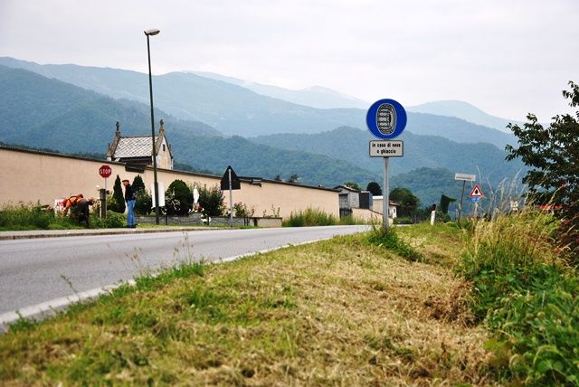 I bordi della provinciale che trasita sul territorio di Martiniana Po &quot;miracolosamente&quot; ripuliti dalle erbacce