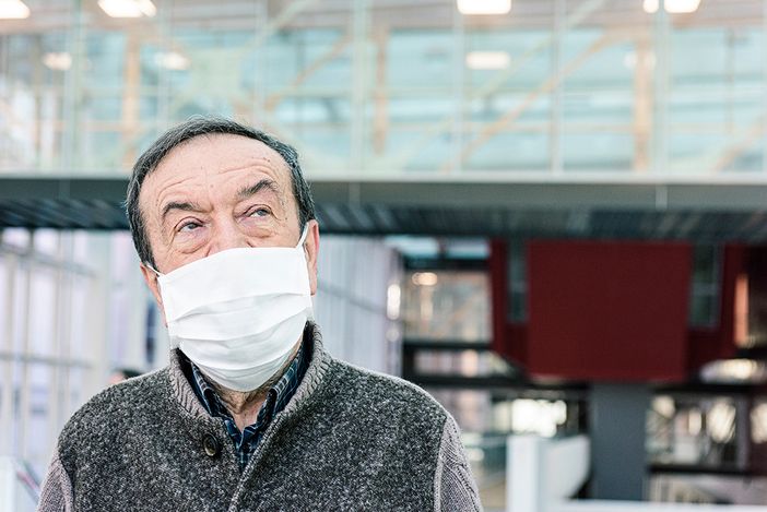 Giovanni Monchiero al covid hospital di Verduno (Ph Barbara Guazzone) Giovanni Monchiero al covid hospital di Verduno (Ph Barbara Guazzone)