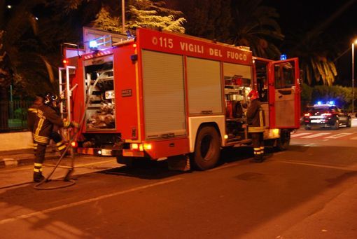 Incendio al "Pastificio Audisio" di Fossano: sul posto le squadre dei Vigili del fuoco