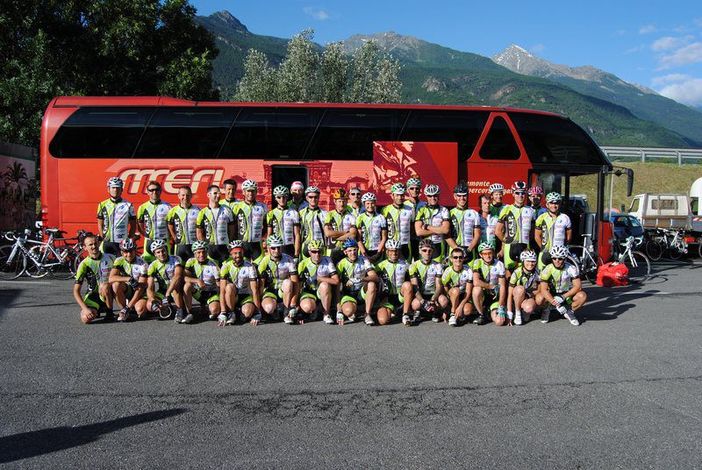 Foto di squadra a Saint Vincent Foto di squadra a Saint Vincent