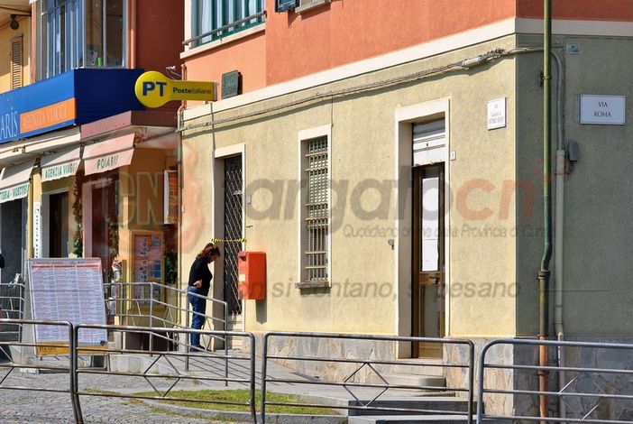 L'ufficio postale di Bagnolo Piemonte
