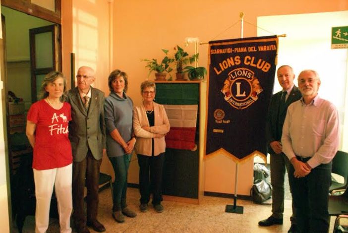 Ospedale Saluzzo,Onocologia inaugurazione del punto lettura a cura del Lions "Scarnafigi- Piana del Varaita"