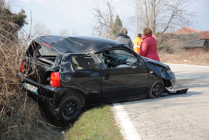 Le immagini, di proprietà di targatocn, dell'incidente del pomeriggio di martedì 10 marzo