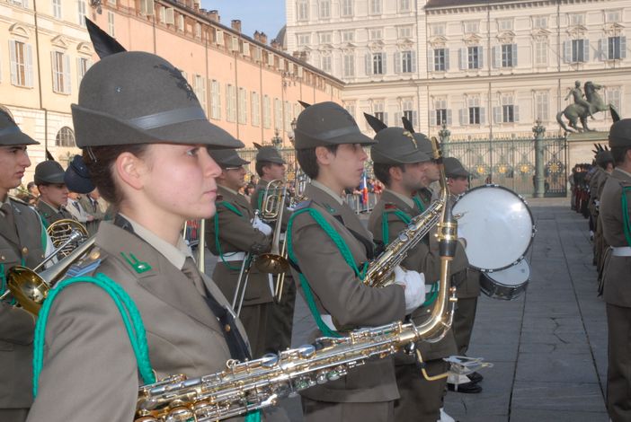 Uno scatto della fanfara