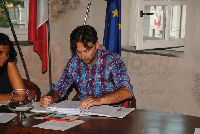 Il sindaco di Brossasco Marcello Nova