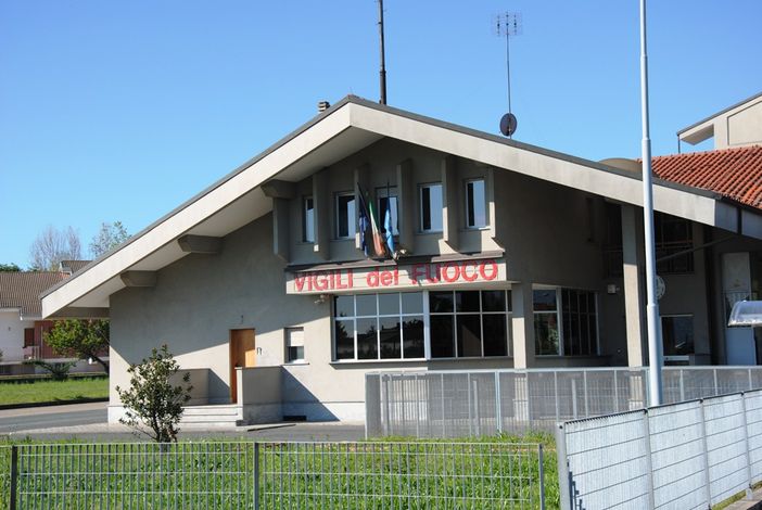 La caserma dei Vigili del fuoco di Saluzzo