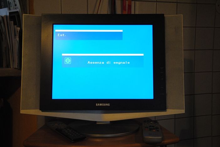 Per molti teleschermi della Val Po questa schermata è purtroppo d'abitudine