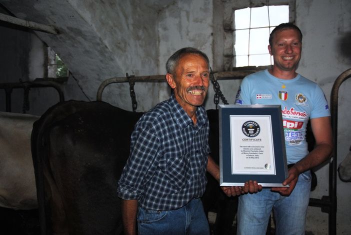 Paschetta a caccia del quarto Guiness World record Paschetta a caccia del quarto Guiness World record