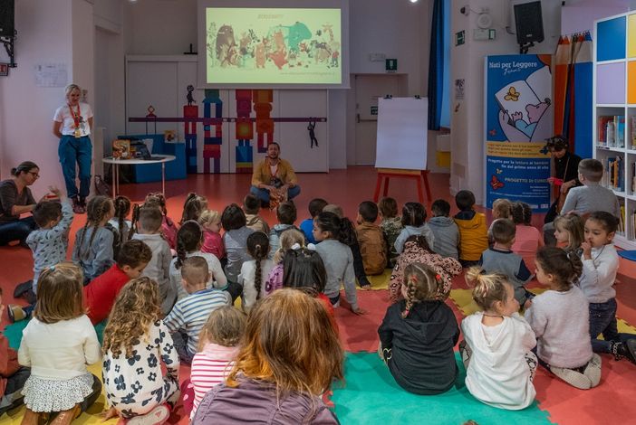 Un incontro del programma scuole nell'edizione 2023 - ph: Moby Film