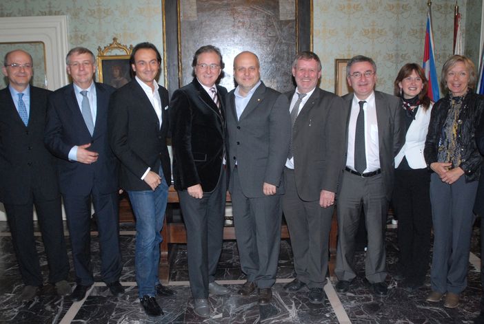 Delegazione del Lussemburgo in visita ad Alba