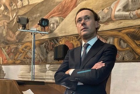 Massimo Senini al Fuorisalone 2023 di Milano Massimo Senini al Fuorisalone 2023 di Milano