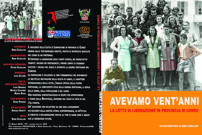 A Dogliani si proietta: "Avevamo vent'anni", la lotta di Liberazione in Provincia di Cuneo A Dogliani si proietta: "Avevamo vent'anni", la lotta di Liberazione in Provincia di Cuneo