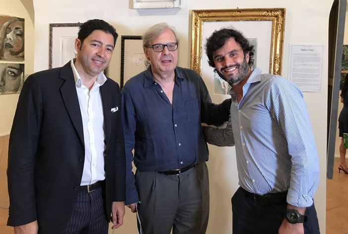 A "Spoleto Arte" il premio di Sgarbi va all'artista albese Matteo Fieno, il pittore delle donne
