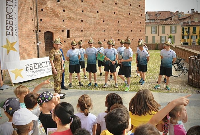Staffetta Alpina, oggi la terza tappa da Fossano a Pinerolo [FOTOGALLERY]