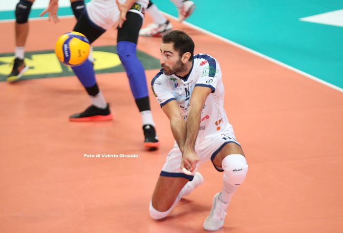 Jacopo Botto durante la partita con Siena (Foto: Valerio Giraudo)