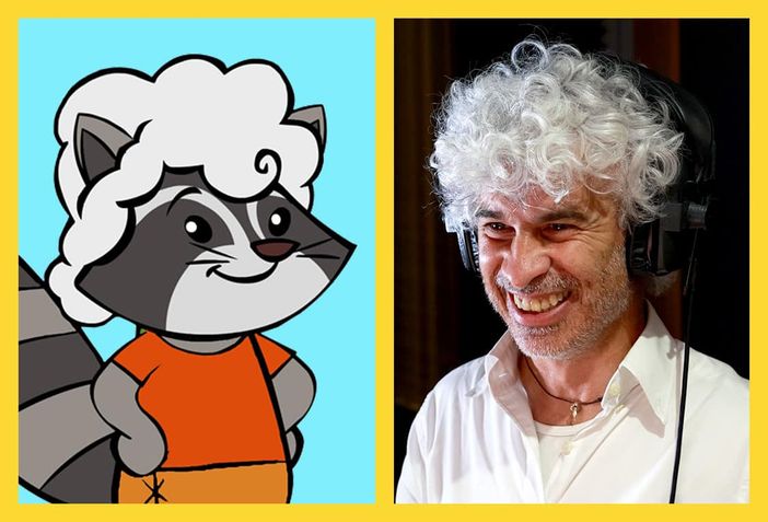 Il procione Bobo, ispirato (e doppiato) all'albese Roberto Cavallo Il procione Bobo, ispirato (e doppiato) all'albese Roberto Cavallo