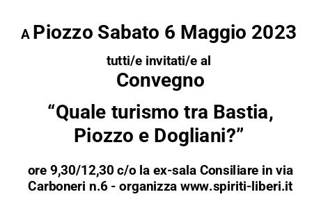 Quale turismo tra Bastia, Piozzo e Dogliani?