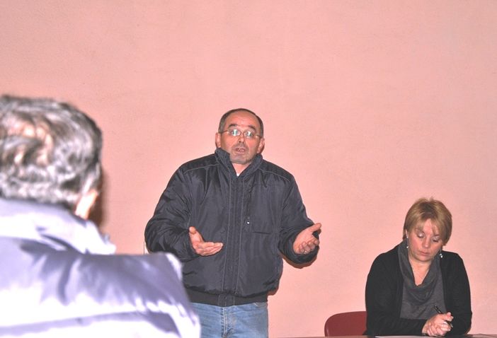 Il presidente della Pro Loco Rifreddo Celestino Rolando