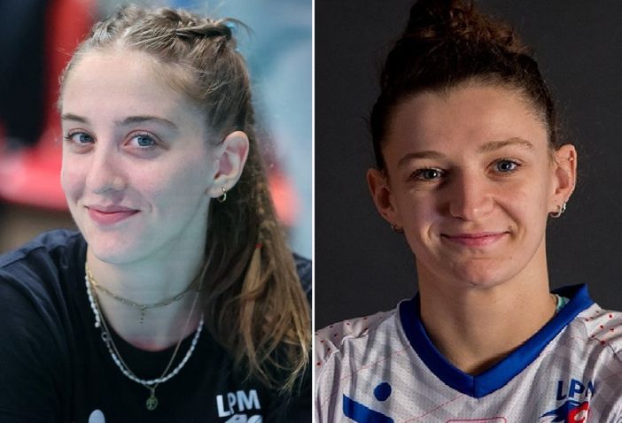 Le centrali Chiara Riparbelli (Pecchenino) e Valeria Pizzolato Le centrali Chiara Riparbelli (Pecchenino) e Valeria Pizzolato