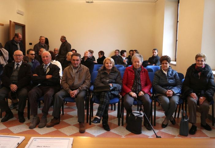 Il gruppo dei partecipanti al termine della messa